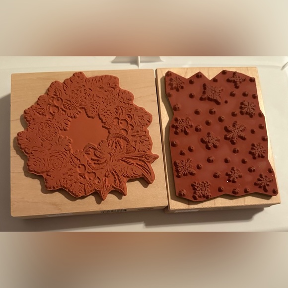 Holiday rubber stamps NWT - Picture 2 of 3